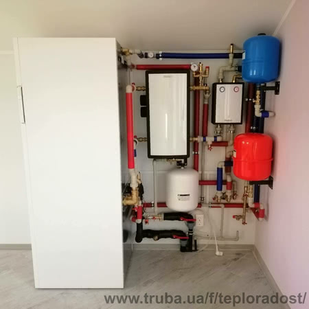 Монтаж бойлерной и всей системы отопления