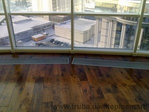 Внутрипольный конвектор в жилом комплексе &mdash; Теплосмарт