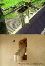 Гильзование дымохода под камин &mdash; Топка