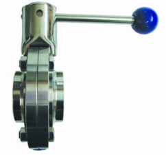 Заслонка шиберная нержавеющая Ду 50 AISI 304 &mdash; Тринокс