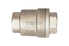 Клапан обратный нержавеющий резьбовой Ду 15 (1/2") AISI304, Pn 40