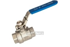 Кран шаровой нержавеющий Ду 15 (1/2") AISI304 с внутренней резьбой