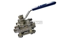 Кран нержавеющий шаровой разборной приварной Ду 15 (1/2") AISI304