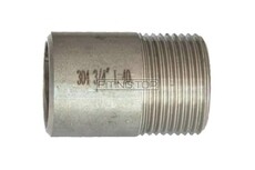 Резьба нержавеющая приварная Ду 15 (1/2") AISI 304 BSPP (ниппель приварной)