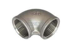 Відвід нержавіючий з внутрішньою різьбою Ду 15 (1/2 ") AISI304