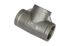 Тройник резьбовой нержавеющий Ду 15 (1/2") AISI 304 (с внутренней резьбой)