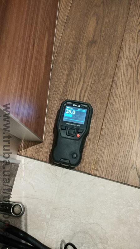 Проверка уровня влажности в строительных конструкциях