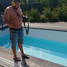 Пошук протікання води трубопроводах фільтрації в басейнах, водоймах, фонтанах