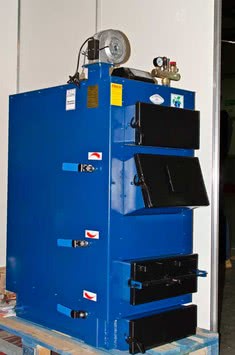 Угольный котел, дровяной котел, брикетный котел, твердотопливный котел длительного горения Wichlacz GK-1 25 скидки 7%