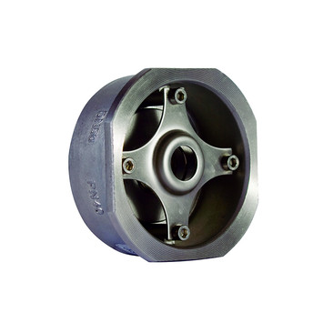 Обратный клапан подпружиненный межфланцевый нержавеющий, Ду 15 / тарелка-нж сталь 316 / PN40