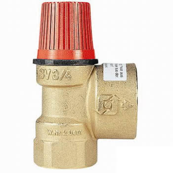 Мембранный сбросной клапан WATTS SVH 15  1/2`х3/4` 1,5 бар, для отопления