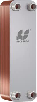 Пластинчастий паяний теплообмінник Secespol LB47-20-5/4` (0.9 м2)