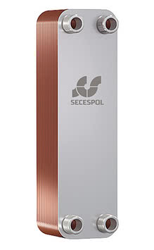 Пластинчастий паяний теплообмінник Secespol LB60-100-5/4`