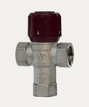 Термостатический подмешивающий клапан WATTS AM62C AQUAMIX 1` 42 — 60°С