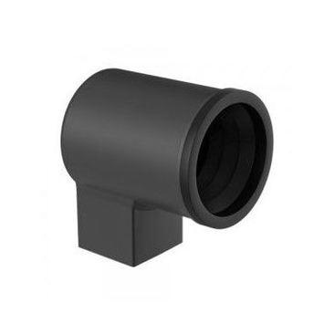 Перехідне коліно з ПВХ труби 110 на трубу водостычну