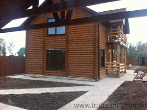 Деревянный домик 180м.кв. пос.Киривском, Днепропетровская обл. — Ворн и К Деревянный домик 180м.кв. пос.Киривском, Днепропетровская обл. — Ворн и К