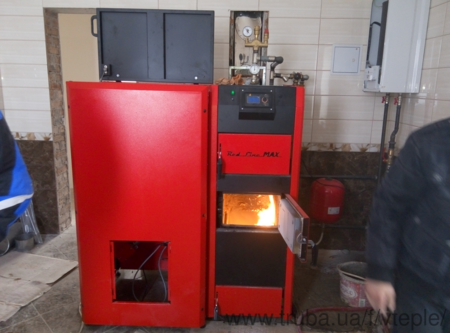 Монтаж пеллетного котла