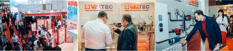 Аудитория стенда Valtec на Aqua-Therm Kyiv-2016