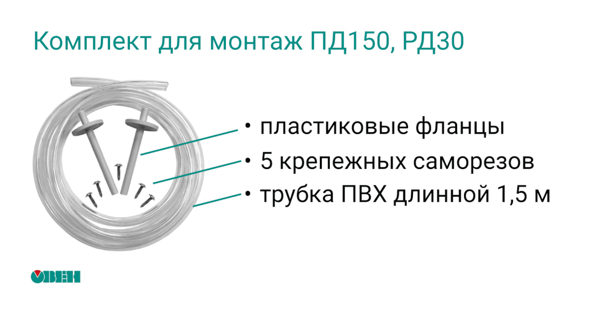 Комплект для монтажа ПД150, РД30