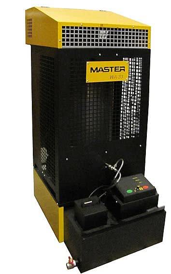 Новая модификация нагревателя воздуха MASTER WA 33C на отработанных маслах.