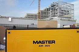 Нагрівачі повітря MASTER серії AIR BUS на новому заводі MICHELIN, що будується в Китаї