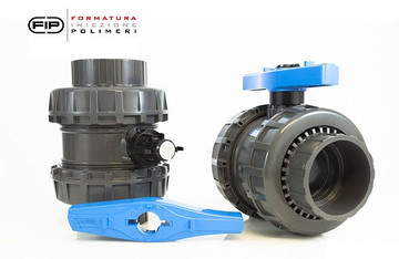 Новинка - кульовий кран з ПВХ d75-100, FIP Spa (Італія)