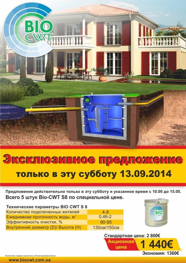 Эксклюзивное предложение на установку Bio-CWT S8 по специальной сниженной цене. Эксклюзивное предложение на установку Bio-CWT S8 по специальной сниженной цене.