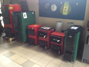 Открылась выставка-продажа котлов на твердом топливе