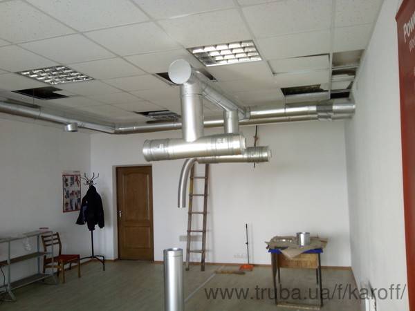 Реализована вентиляция цеха на заводе им. Шевченко