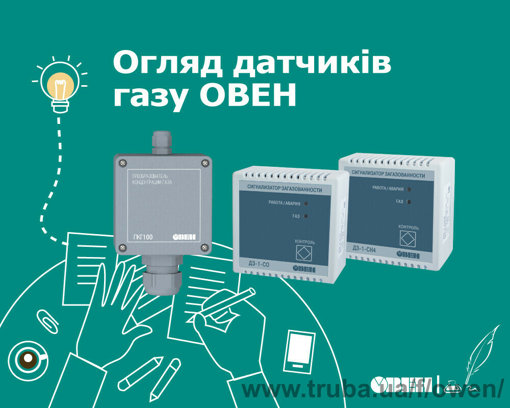 Що нового у вимірюванні концентрації газів? Підбірка датчиків газу ОВЕН