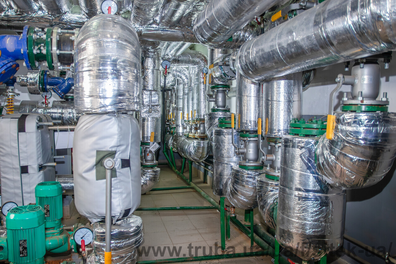 Виконано роботи з термоізоляції мереж ЦО та ГВП у ІТП ОСББ