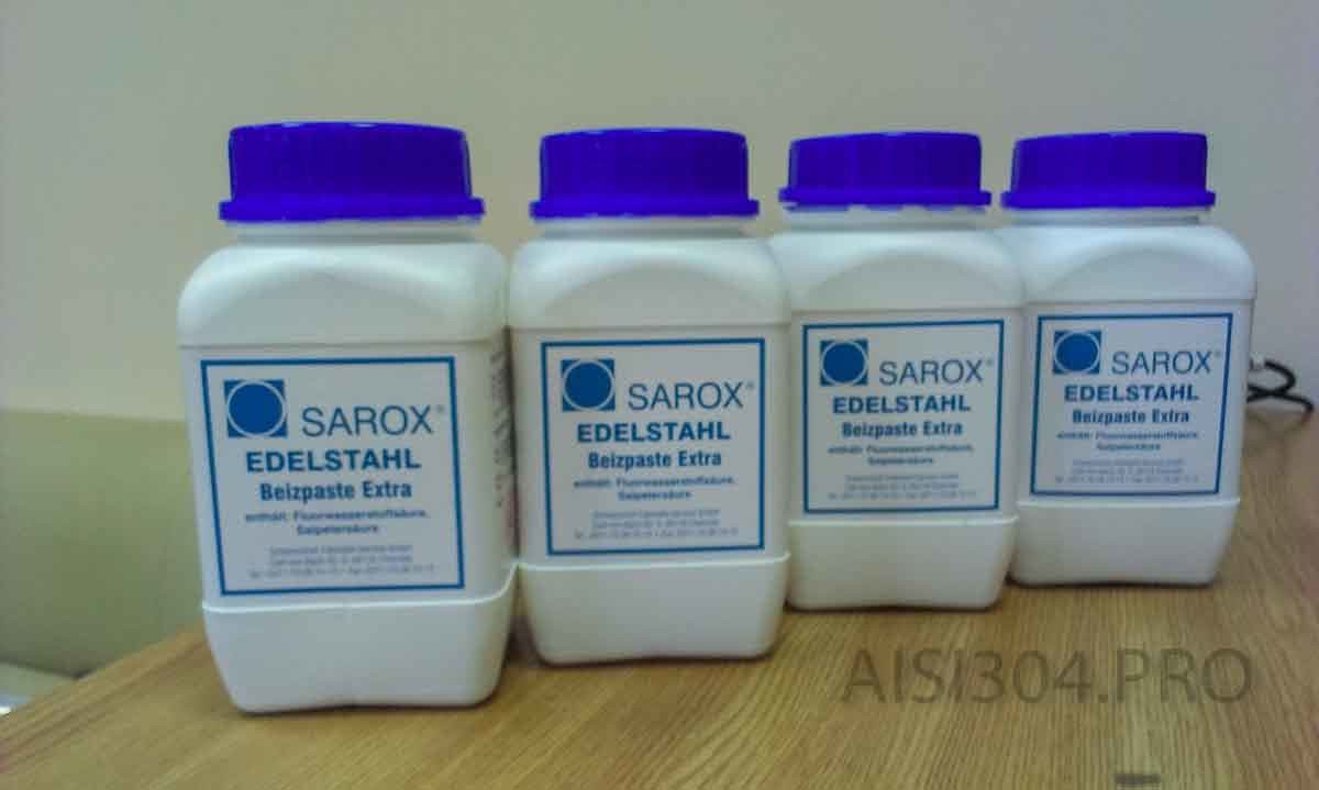 Нове завезення: паста травильна для нержавійки SAROX по 640 грн!