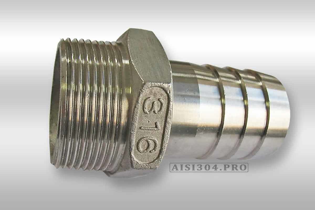 Поповнення асортименту: штуцер шланговий нержавіючий 1 / 2х14,5 мм AISI316 | TRiNOX