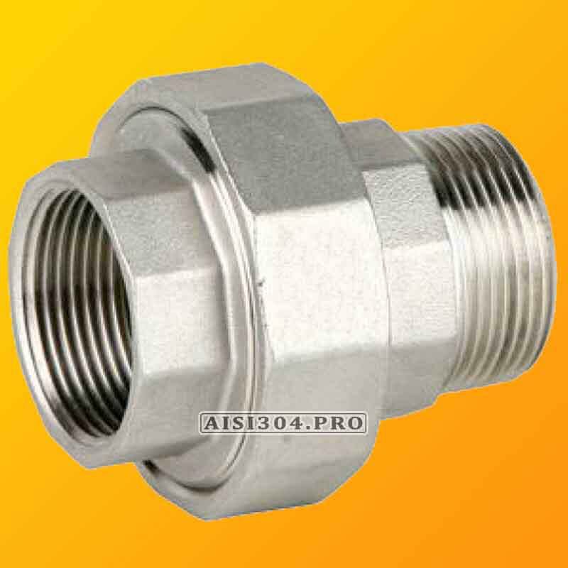 Муфта американка с наружной резьбой Ду 15 (1/2") | TRiNOX Муфта американка с наружной резьбой Ду 15 (1/2") | TRiNOX