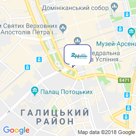 2Н Пласт Україна на мапі