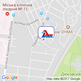 Аеропарк на мапі