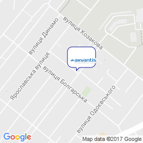 Аквантис на карте Аквантис на карте