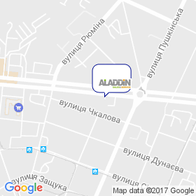 Аладдин на карте Аладдин на карте