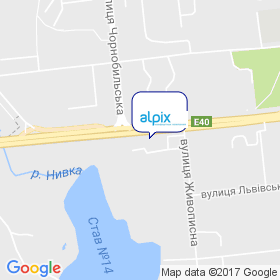 Альпикс Украина на карте Альпикс Украина на карте