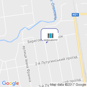 АкваЦентр Схiд на карте