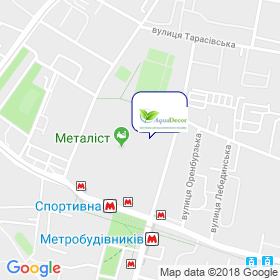 Аквадекор на мапі