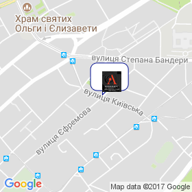 Аква Хаус на мапі