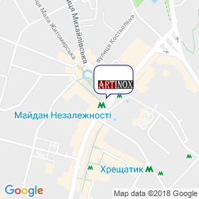 Артінокс на мапі