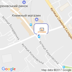 Арткамин на карте Арткамин на карте