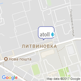 Атолл Украина на карте