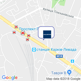 Акватехпласт на мапі