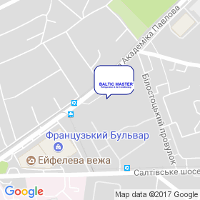 Балтик Мастер на мапі