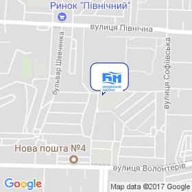 Бердянські насоси, ТМ на мапі