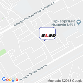 БЛЕД на мапі