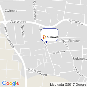 Blowair на мапі